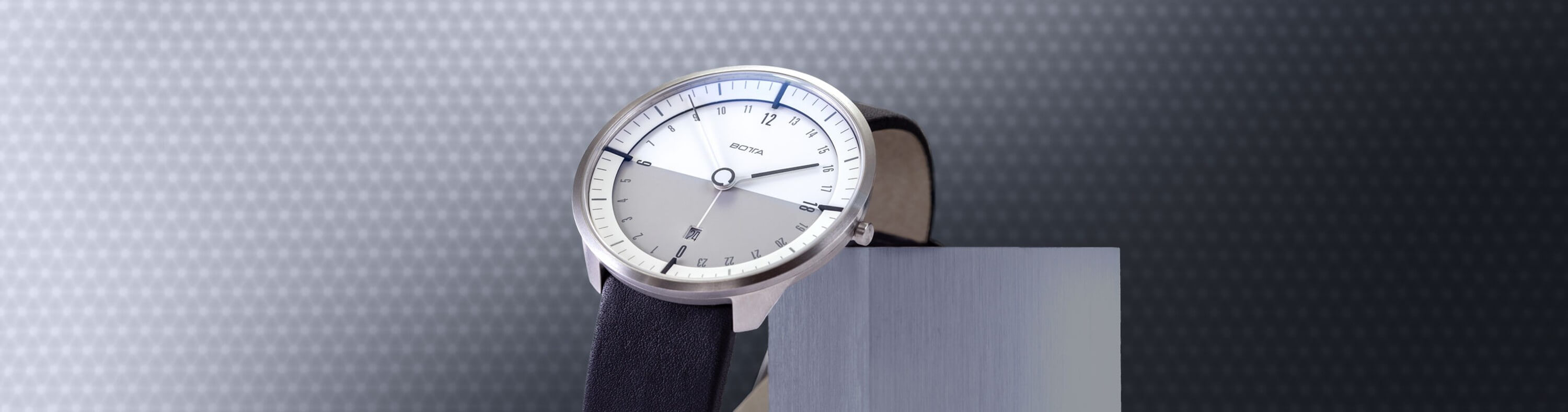 24 Hour White Titanium Plus Wrist Watch